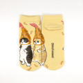 Japan Mofusand Ankle Socks - Cat : Fried Shrimp Cream - 1
