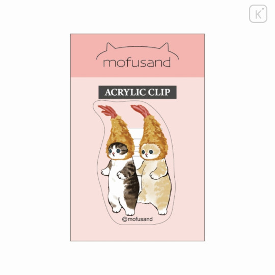 Japan Mofusand Acrylic Clip - Cat / Fried Shrimp Nyan - 1