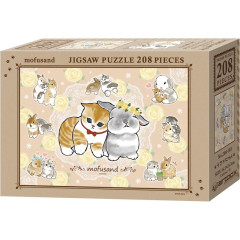 Japan Mofusand Jigsaw Puzzle 208pcs - Cat / Rabbit