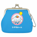 Japan Sanrio Gamaguchi Wallet Coin Purse - Cinnamoroll / Retro Room Flower - 1