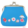 Japan Sanrio Gamaguchi Wallet Coin Purse - Cinnamoroll / Retro Room Flower - 2