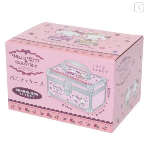 Japan Sanrio Portable Accessory Case (S) - Hello Kitty Sisters : Dolly Mix - 4