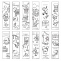 Japan Sanrio Coloring Book & Paint Palette - Characters / Amusement Park - 2