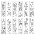 Japan Sanrio Coloring Book & Paint Palette - Characters : Play In The Sky - 2
