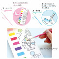 Japan Sanrio Coloring Book & Paint Palette - Characters : Play In The Sky - 3