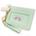 Japan Pokemon Bifold Pass Case Card Holder - Sweets Shop Pokepeace Ribbon Green - 2