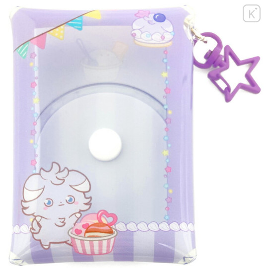 Japan Pokemon Photo Holder Card Case Keychain - Espurr / Sweets Shop Pokepeace Enjoy Idol - 1