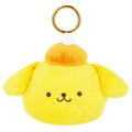 Japan Sanrio Mini Mascot Pouch Keychain - Pompompurin / Retro Room - 1