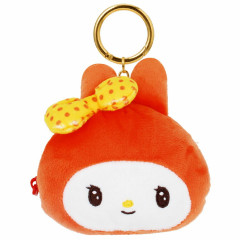 Japan Sanrio Mini Mascot Pouch Keychain - My Melody / Retro Room