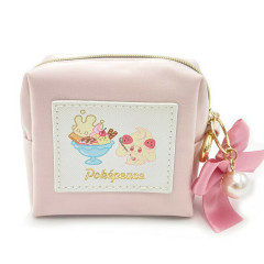 Japan Pokemon Mini Pouch with Carabiner - Alcremie & Milcery / Sweets Shop Pokepeace Ribbon