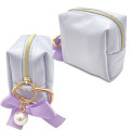 Japan Pokemon Mini Pouch with Carabiner - Scorbunny & Espurr / Sweets Shop Pokepeace Ribbon - 2