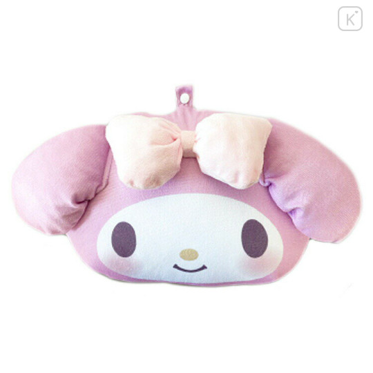 Japan Sanrio 2 Way Neck Pillow Cushion - My Melody - 1