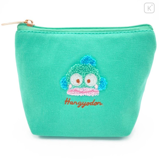 Japan Sanrio Embroidery Pouch - Hangyodon - 1