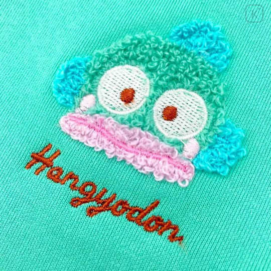 Japan Sanrio Embroidery Pouch - Hangyodon - 4