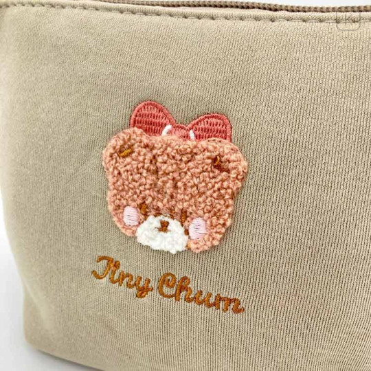 Japan Sanrio Embroidery Pouch - Tiny Chum - 4