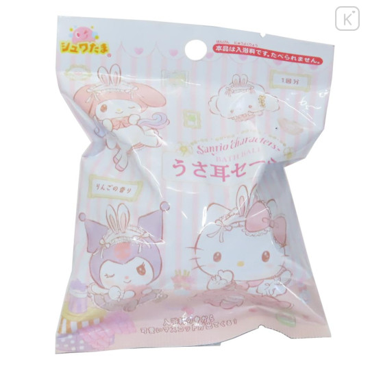 Japan Sanrio Bath Ball with Random Mascot - Characters / Rabbit Ears - 3