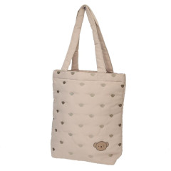 Japan Miffy Embroidery Tote Bag - Boris / Light Brown