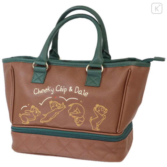 Japan Disney Mini Hand Bag & Insulated Cooler Storage - Chip & Dale - 1