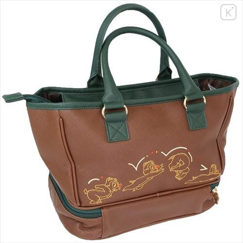 Japan Disney Mini Hand Bag & Insulated Cooler Storage - Chip & Dale - 4