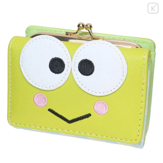 Japan Sanrio Trifold Wallet - Keroppi / Face - 1