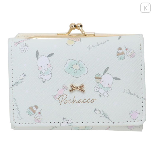 Japan Sanrio Trifold Wallet - Pochacco / Happy Life - 1