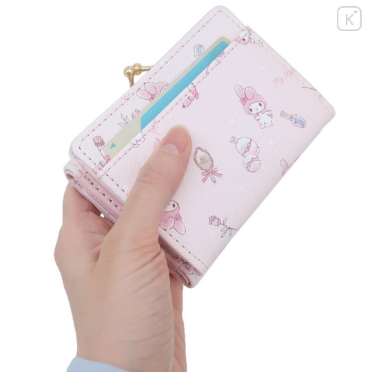 Japan Sanrio Trifold Wallet - My Melody / Happy Life - 2