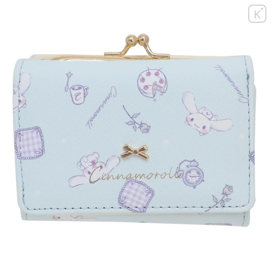 Japan Sanrio Trifold Wallet - Cinnamoroll / Happy Life - 1