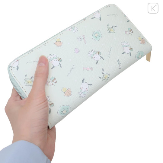 Japan Sanrio Long Wallet - Pochacco / Happy Life - 2