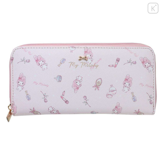 Japan Sanrio Long Wallet - My Melody / Happy Life - 1