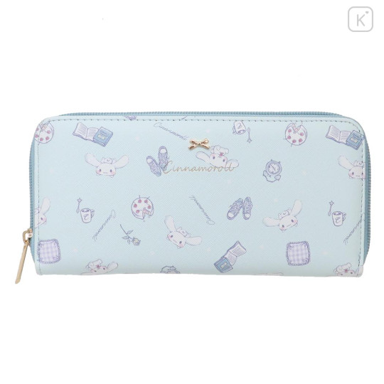 Japan Sanrio Long Wallet - Cinnamoroll / Happy Life - 1