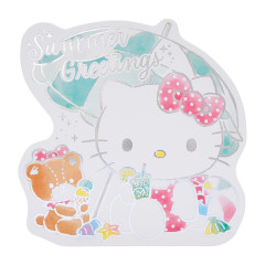 Japan Sanrio Greeting Card - Hello Kitty / Silver Summer
