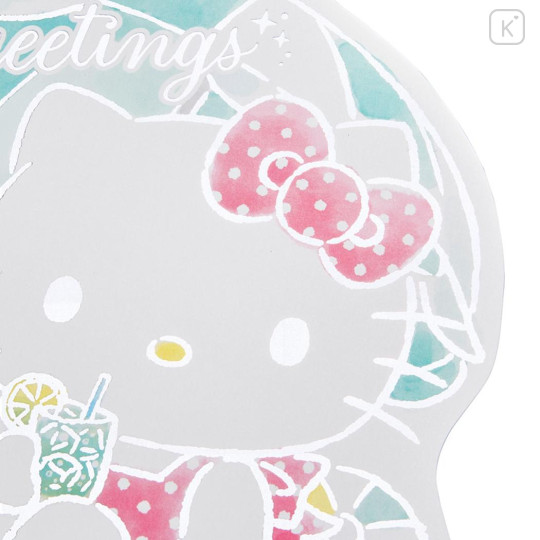 Japan Sanrio Greeting Card - Hello Kitty / Silver Summer - 2