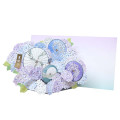 Japan Blossom Pop Up 3D Greeting Card - Flower : Hydrangea - 1