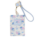 Japan Sanrio Pass Case Card Holder with Reel - Little Twin Stars - 1