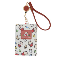 Japan Sanrio Pass Case Card Holder with Reel - Minna no Tabo