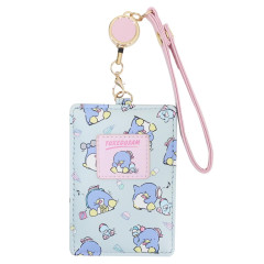 Japan Sanrio Pass Case Card Holder with Reel - Tuxedo Sam