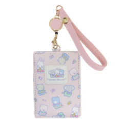 Japan Sanrio Pass Case Card Holder with Reel - Cheery Chums