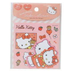 Japan Sanrio Vinyl Sticker Set - Hello Kitty / Happy Life