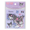 Japan Sanrio Vinyl Sticker Set - Kuromi / Happy Life - 1