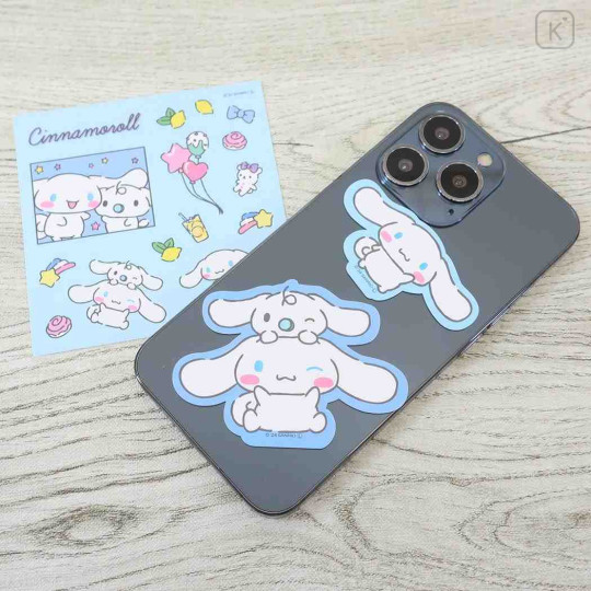 Japan Sanrio Vinyl Sticker Set - Cinnamoroll / Happy Life - 2