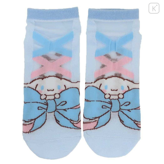 Japan Sanrio Socks - Cinnamoroll : Lady Ribbon - 1