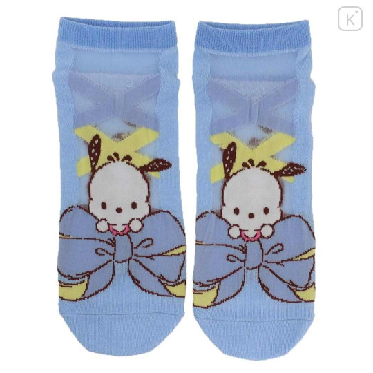 Japan Sanrio Socks - Pochacco / Lady Ribbon - 1