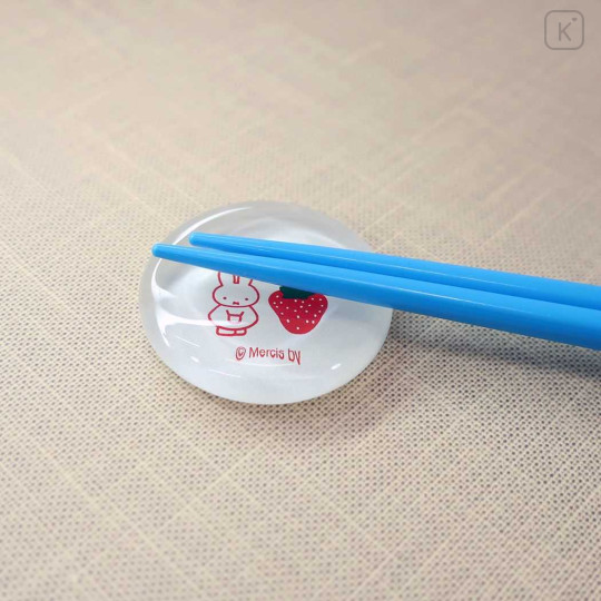 Japan MIffy Chopstick Rest - Strawberry Glass - 2