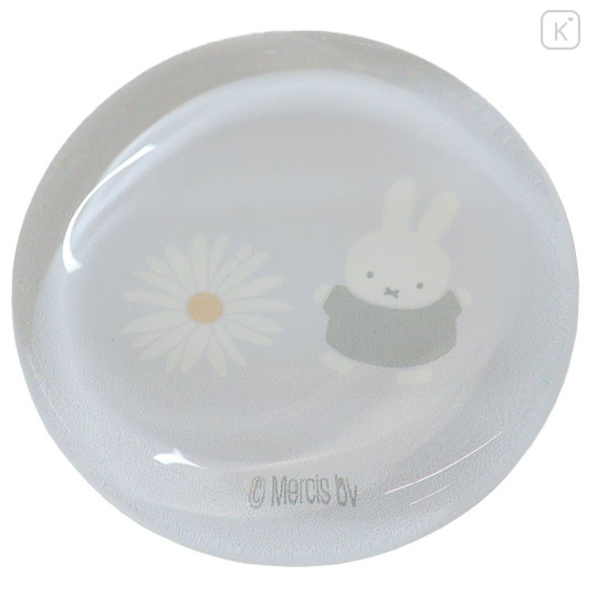 Japan MIffy Chopstick Rest - Blue Flora Glass - 1