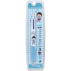 Japan Chibi Maruko Chan FriXion Ball 3 Slim Color Multi Erasable Gel Pen - Happy