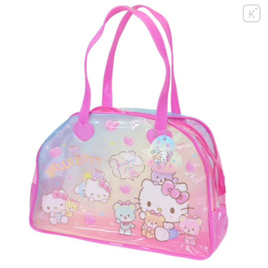 Japan Sanrio Pool Bag Boston Style - Hello Kitty / Summer B - 1