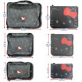 Japan Sanrio Travel Inner Case 6pcs Set - Kuromi - 3