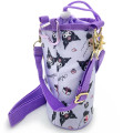 Japan Sanrio Plastic Bottle Holder - Kuromi / Heart Carabiner - 2