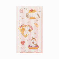 Japan Mofusand Tikcet File Holder - Cat / Dessert Nyan