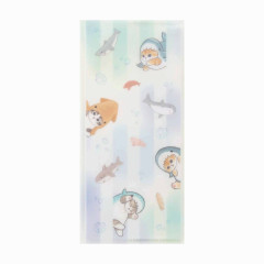 Japan Mofusand Tikcet File Holder & 10 Pockets - Cat / Nyan Sea Creatures